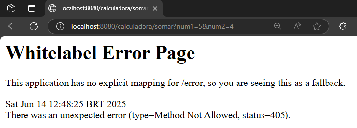 Erro ao Enviar POST no Spring Boot
